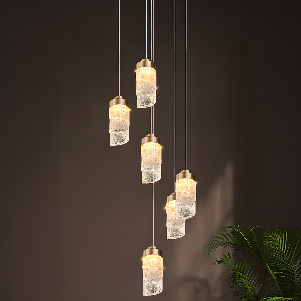 Luxurious Contemporary Acrylic Living Room LED Pendant Lights