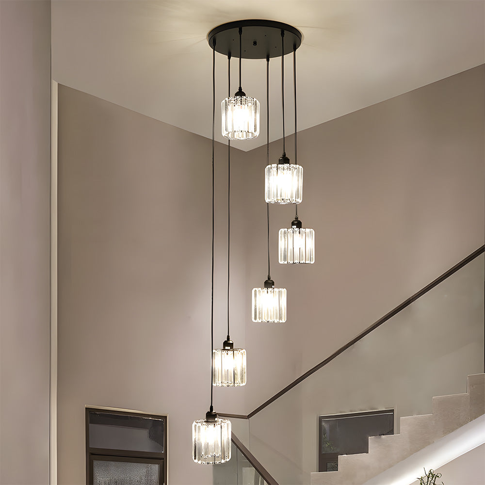 Staircase Modern Iron LED Pendant Lights