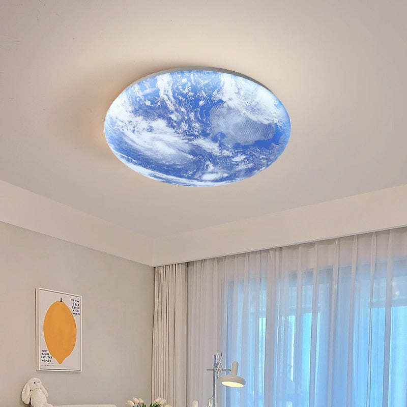 Creative Round Moon LED Ceiling Light