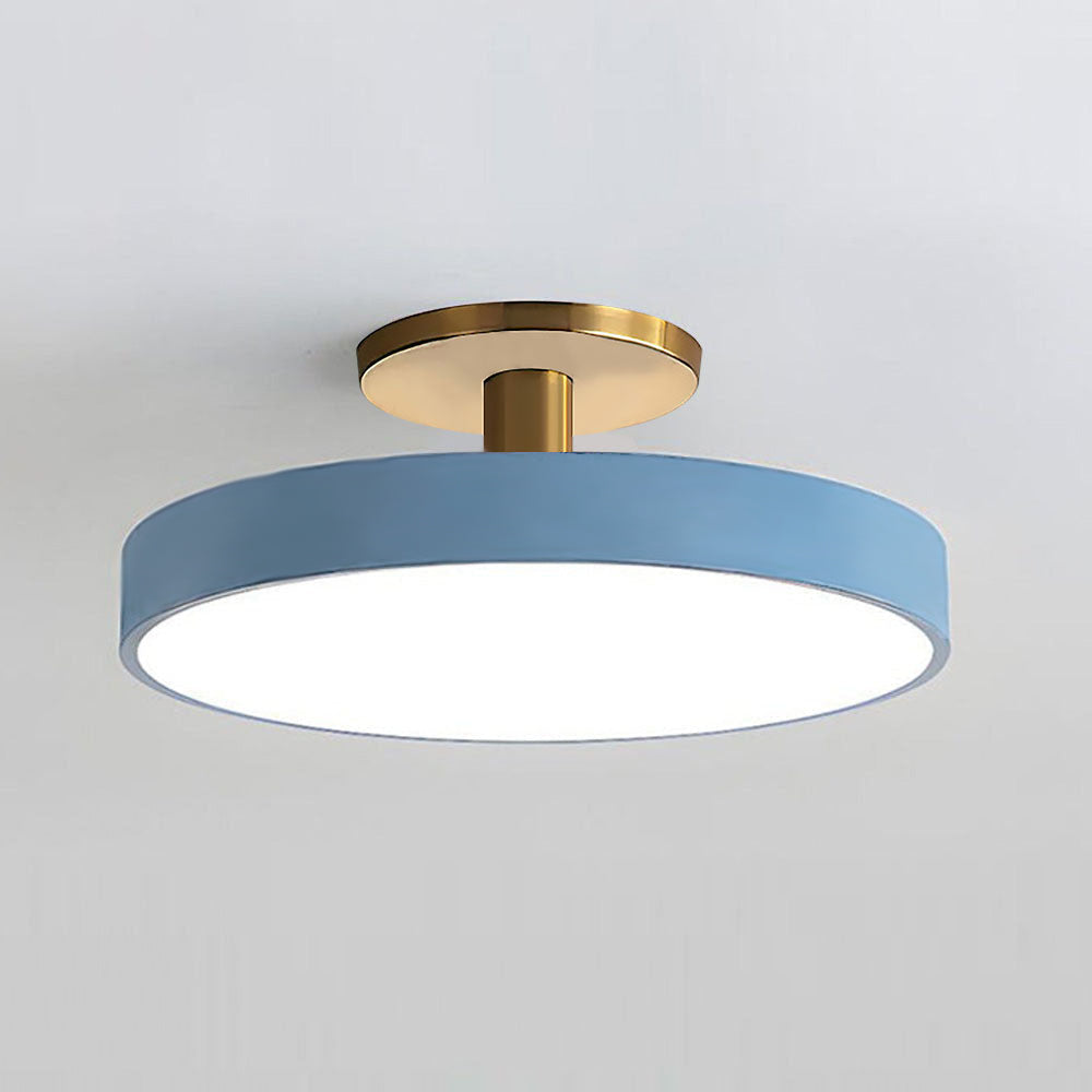 Simple Semi-Flush Mount Acrylic LED Ceiling Light