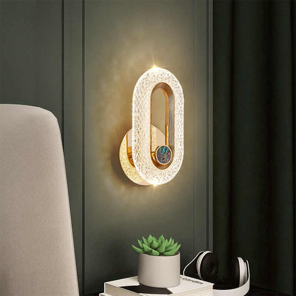 Luxury Acrylic Loop LED Wall Light