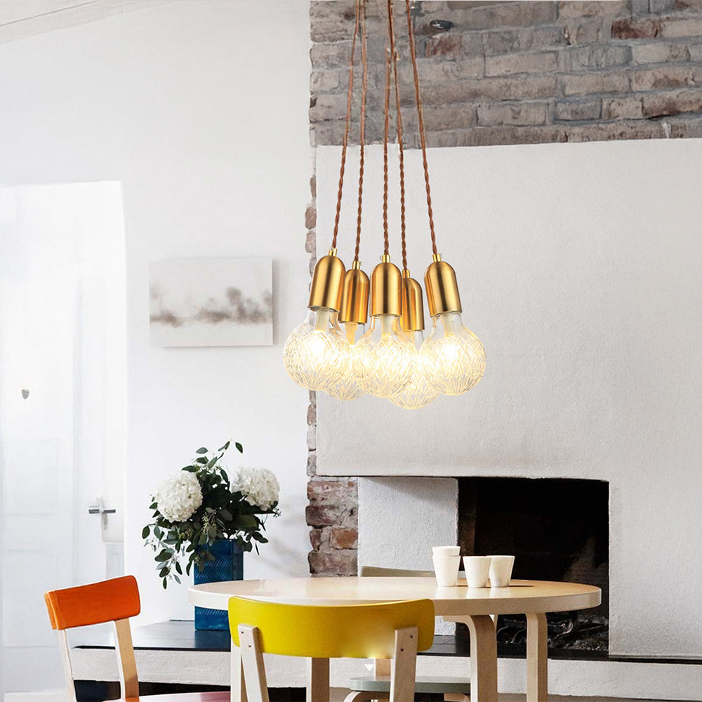 Modern LED Glass Pendant Lights For Living Room