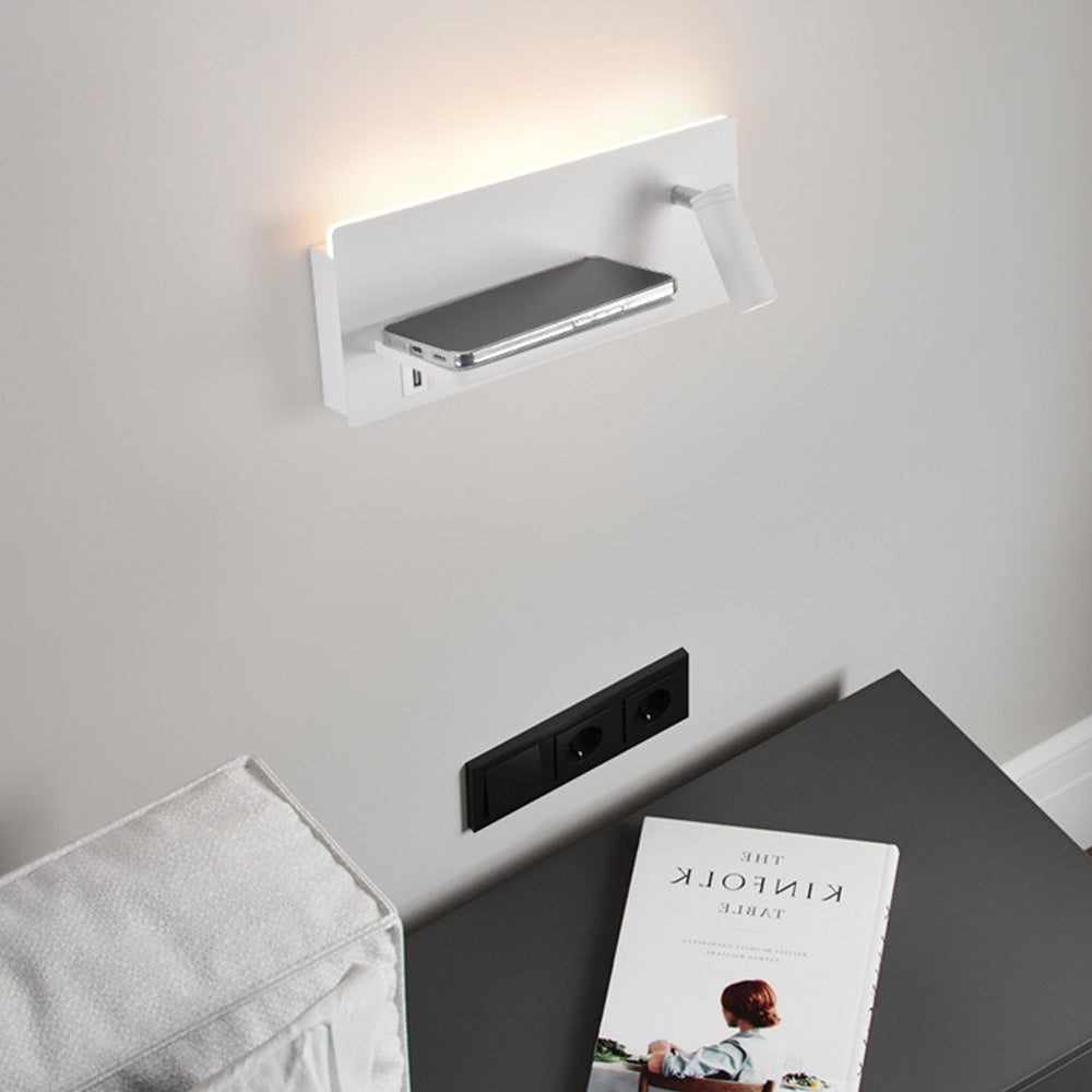 Modern Bedside Iron LED Reading Wall Light