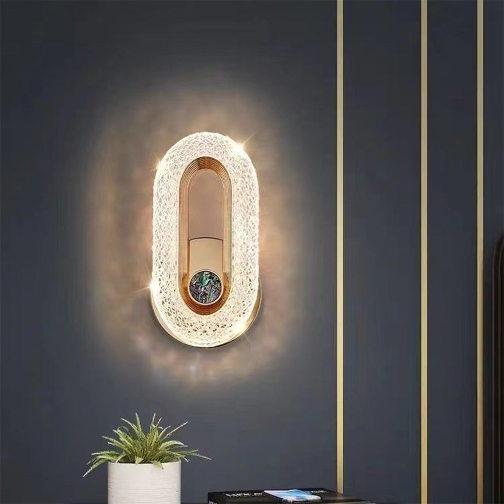 Luxury Acrylic Loop LED Wall Light