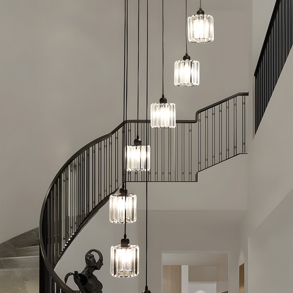 Staircase Modern Iron LED Pendant Lights