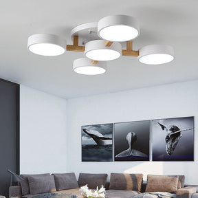 Contemporary Acrylic Multi-Heads Ceiling Light