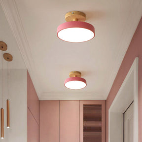 Colorful Round Flush Mount Ceiling Light