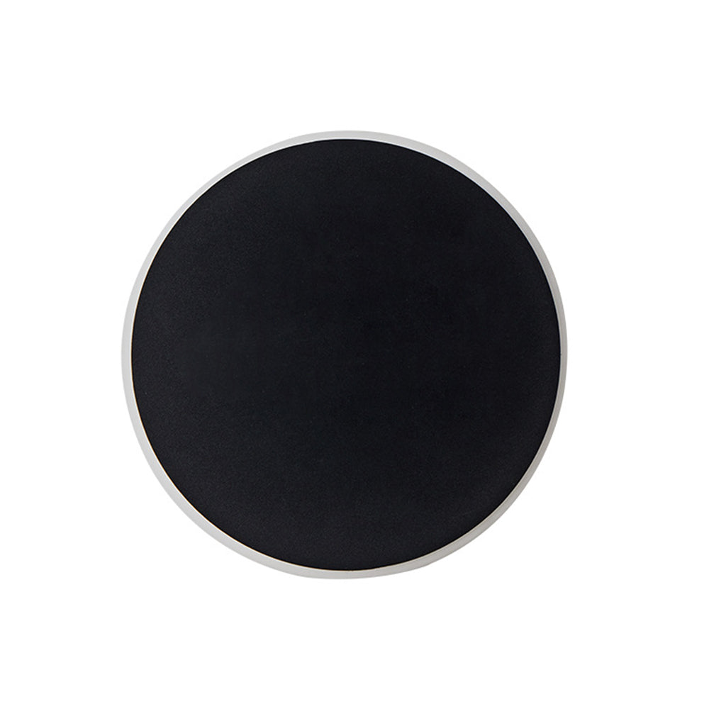 Minimalist Round Metal LED Outdoor Wall Light