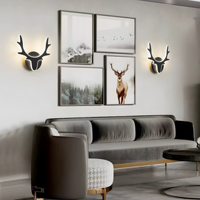 Nordic Deer Antler LED Wall Light