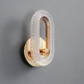 Luxury Acrylic Loop LED Wall Light