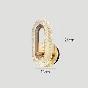 Luxury Acrylic Loop LED Wall Light