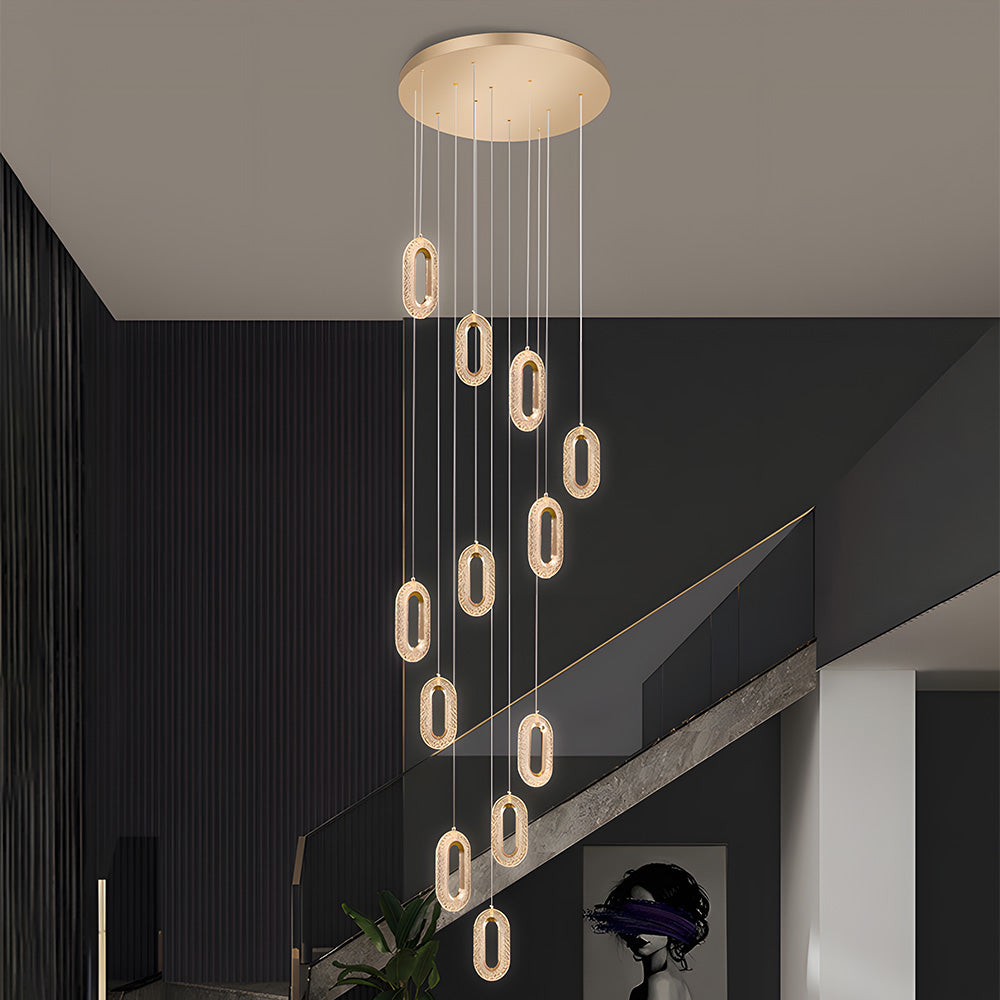 Nordic Modern Zinc Alloy LED Pendant Light For Living Room