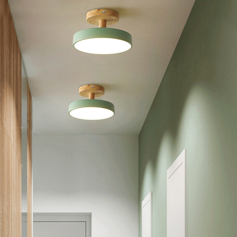 Colorful Round Flush Mount Ceiling Light