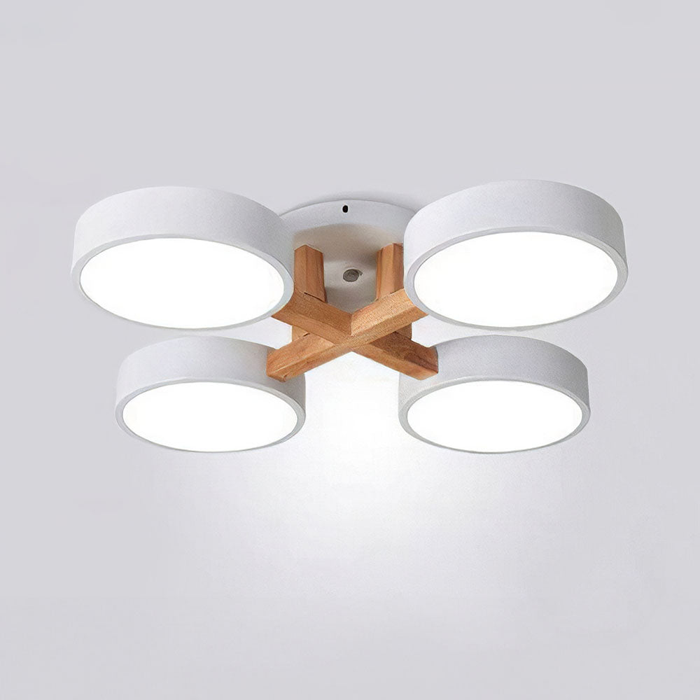 Contemporary Acrylic Multi-Heads Ceiling Light