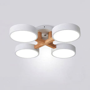 Contemporary Acrylic Multi-Heads Ceiling Light