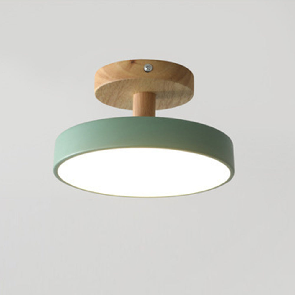 Colorful Round Flush Mount Ceiling Light