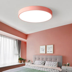 Minimalist Modern Round Flush Ceiling Lights