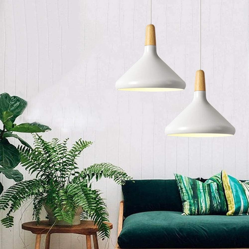 Contemporary Conical Colorful Metal Pendant Lamp