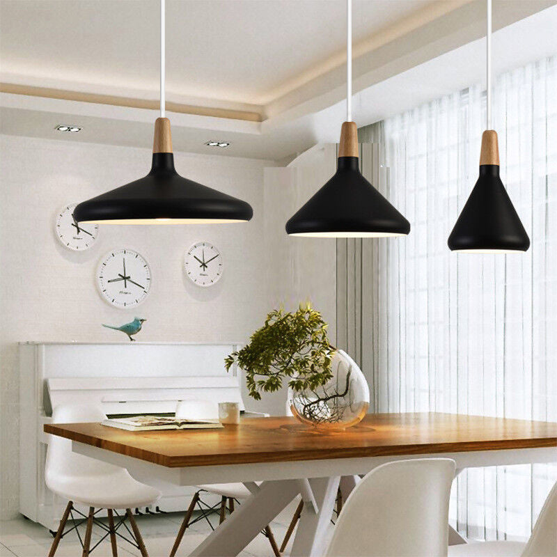 Contemporary Conical Colorful Metal Pendant Lamp