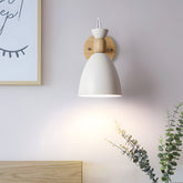 Nordic Design Style Wood Bedside Wall Lights