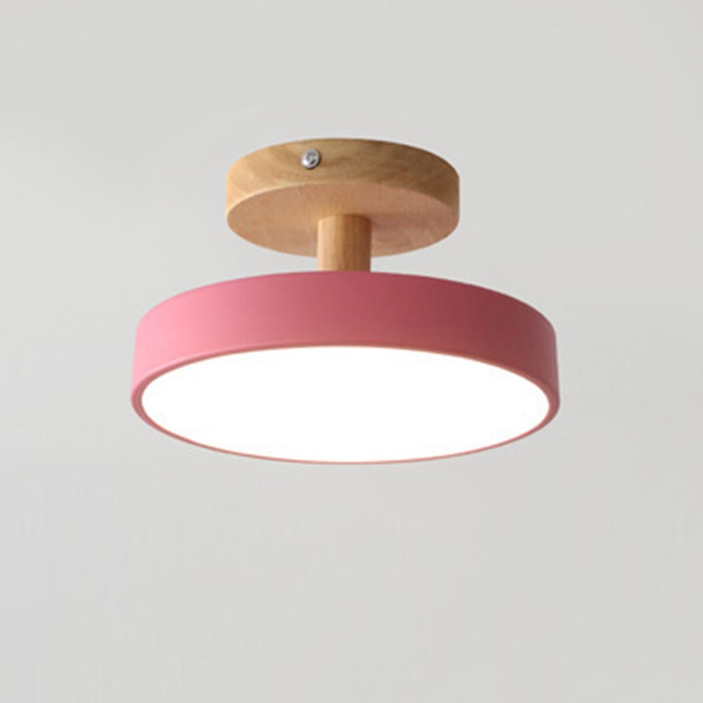 Colorful Round Flush Mount Ceiling Light