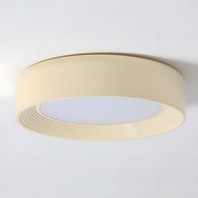 Cute Creamy Yellow Round LED Ceiling Light