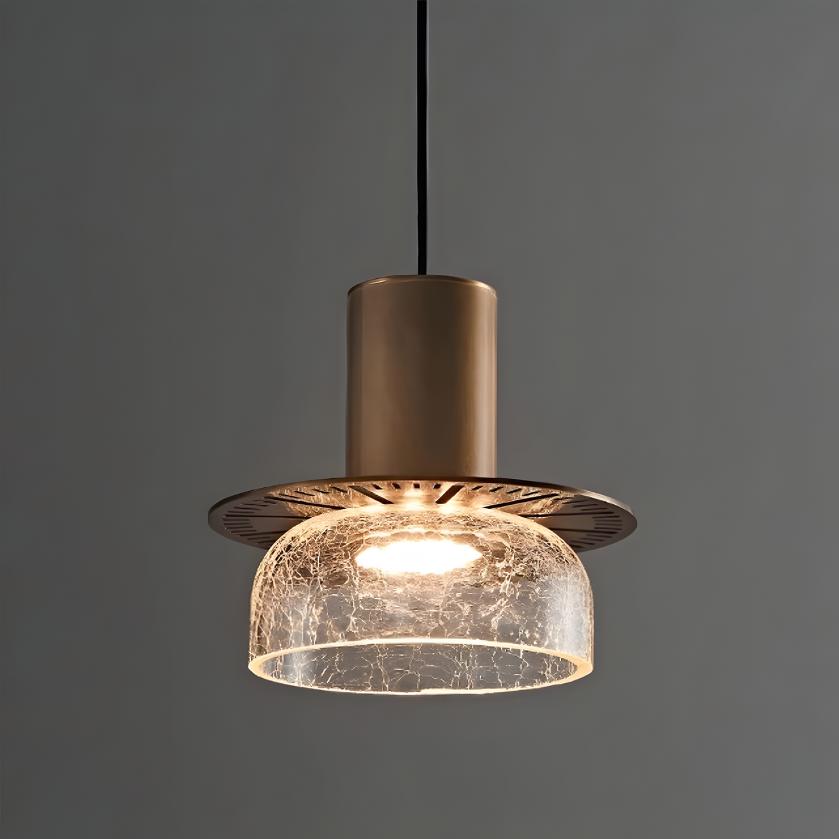 Modern Glass Double Head Pendant Light