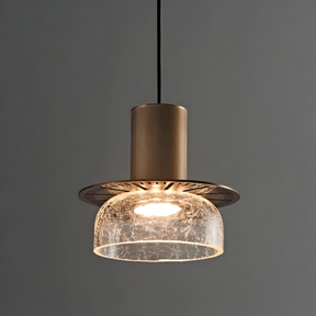 Modern Glass Double Head Pendant Light