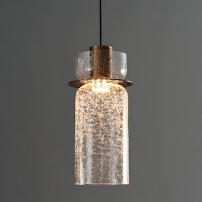 Modern Glass Double Head Pendant Light