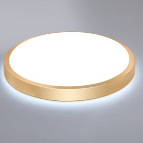 Gold Vintage Round Flush Mount Ceiling Light