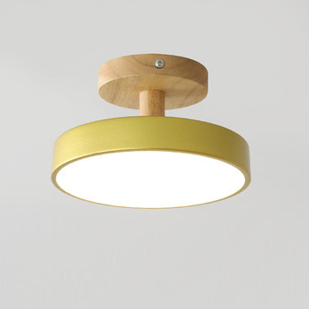 Colorful Round Flush Mount Ceiling Light