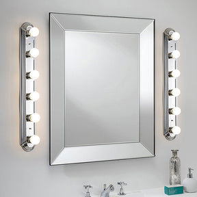 Nordic Simple Metal Silver Vanity Lighting