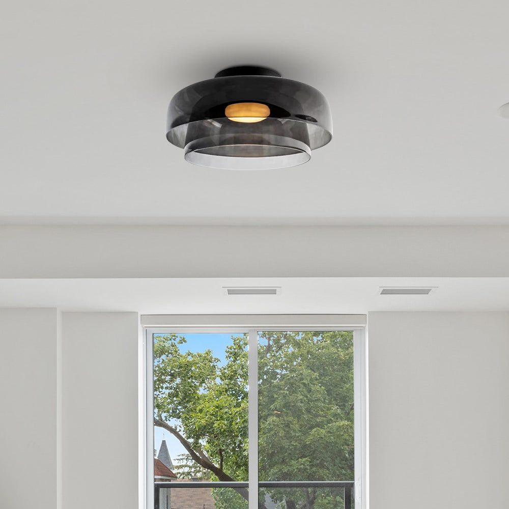Creative Multi-Layer Glass Living Room Ceiling Light