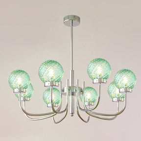 Light Luxury Glass Ball Bedroom Chandeliers