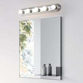 Nordic Simple Metal Silver Vanity Lighting