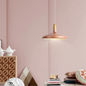 Contemporary Conical Colorful Metal Pendant Lamp