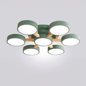 Contemporary Acrylic Multi-Heads Ceiling Light