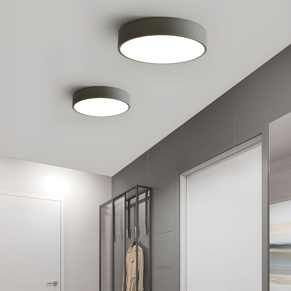 Minimalist Modern Round Flush Ceiling Lights