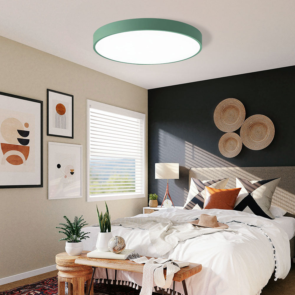 Minimalist Modern Round Flush Ceiling Lights