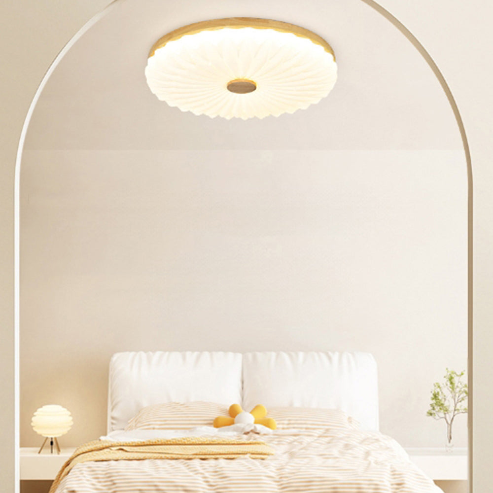 Vintage White Round LED Ceiling Light