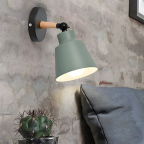 Modern Colorful Bracket Iron Bedroom Wall Lamp