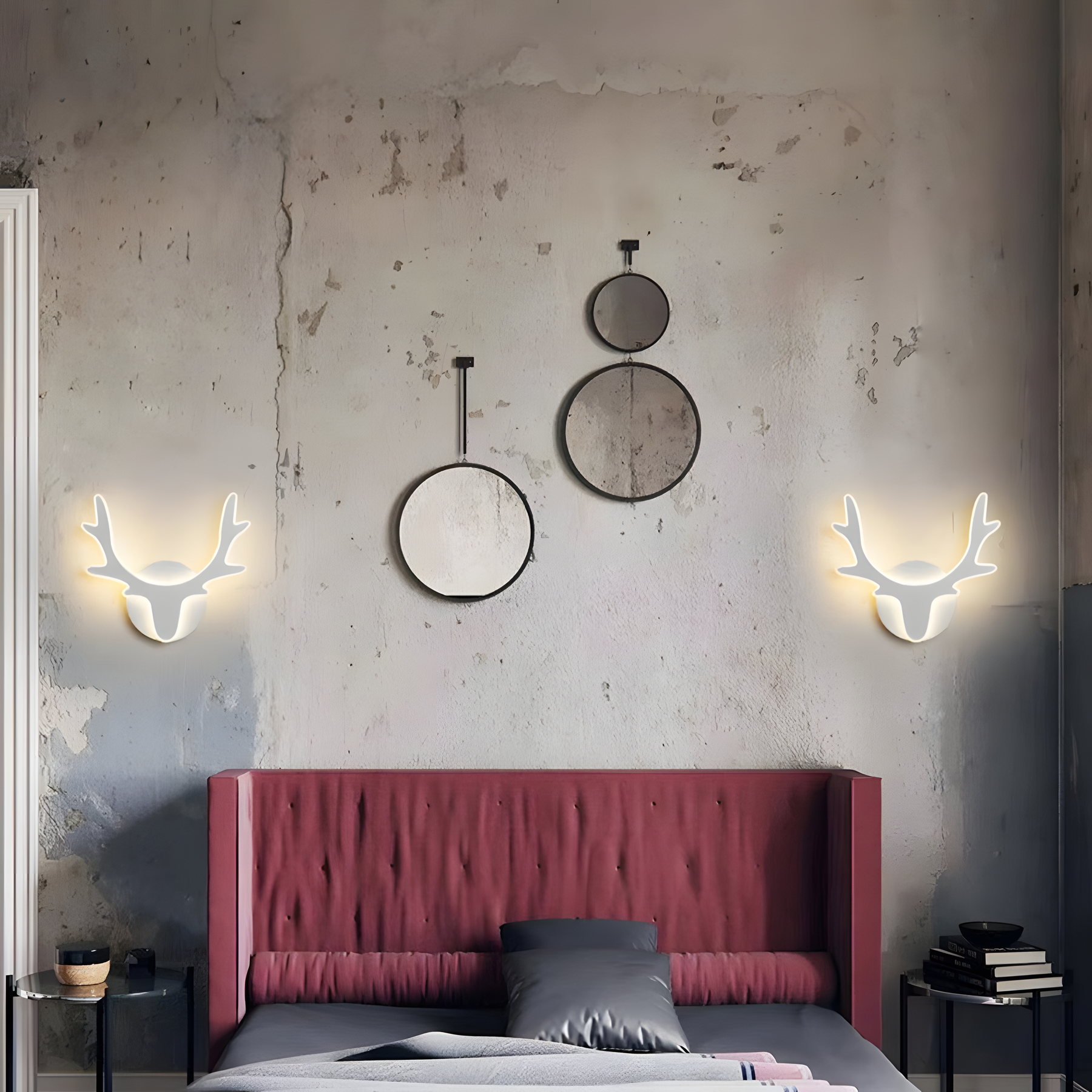 Nordic Deer Antler LED Wall Light