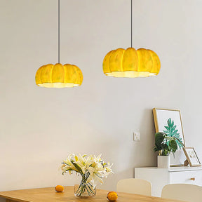 Eco-friendly Resin Pumpkin Pendant Light