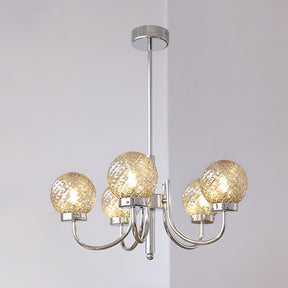 Light Luxury Glass Ball Bedroom Chandeliers