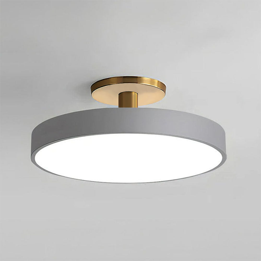 Simple Semi-Flush Mount Acrylic LED Ceiling Light