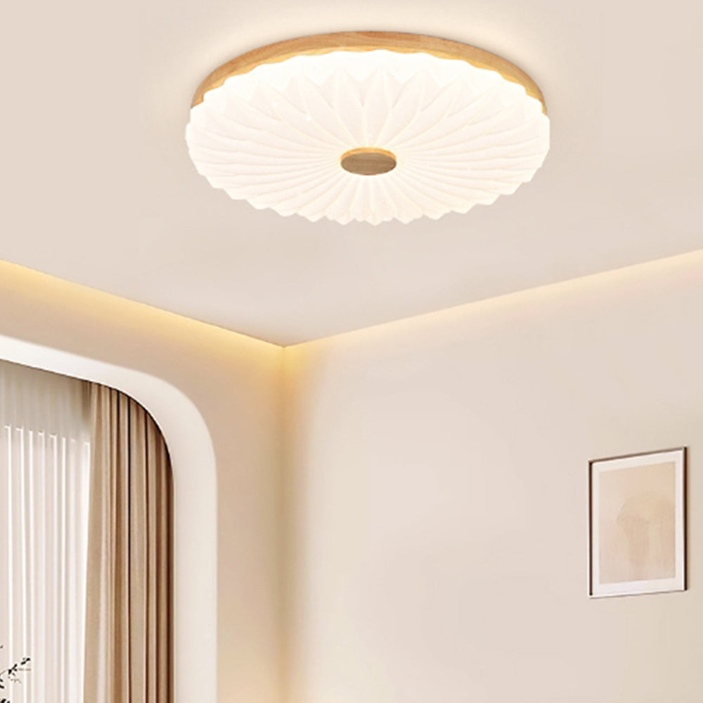 Vintage White Round LED Ceiling Light