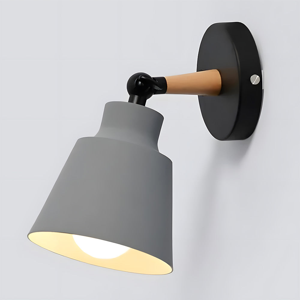 Modern Colorful Bracket Iron Bedroom Wall Lamp