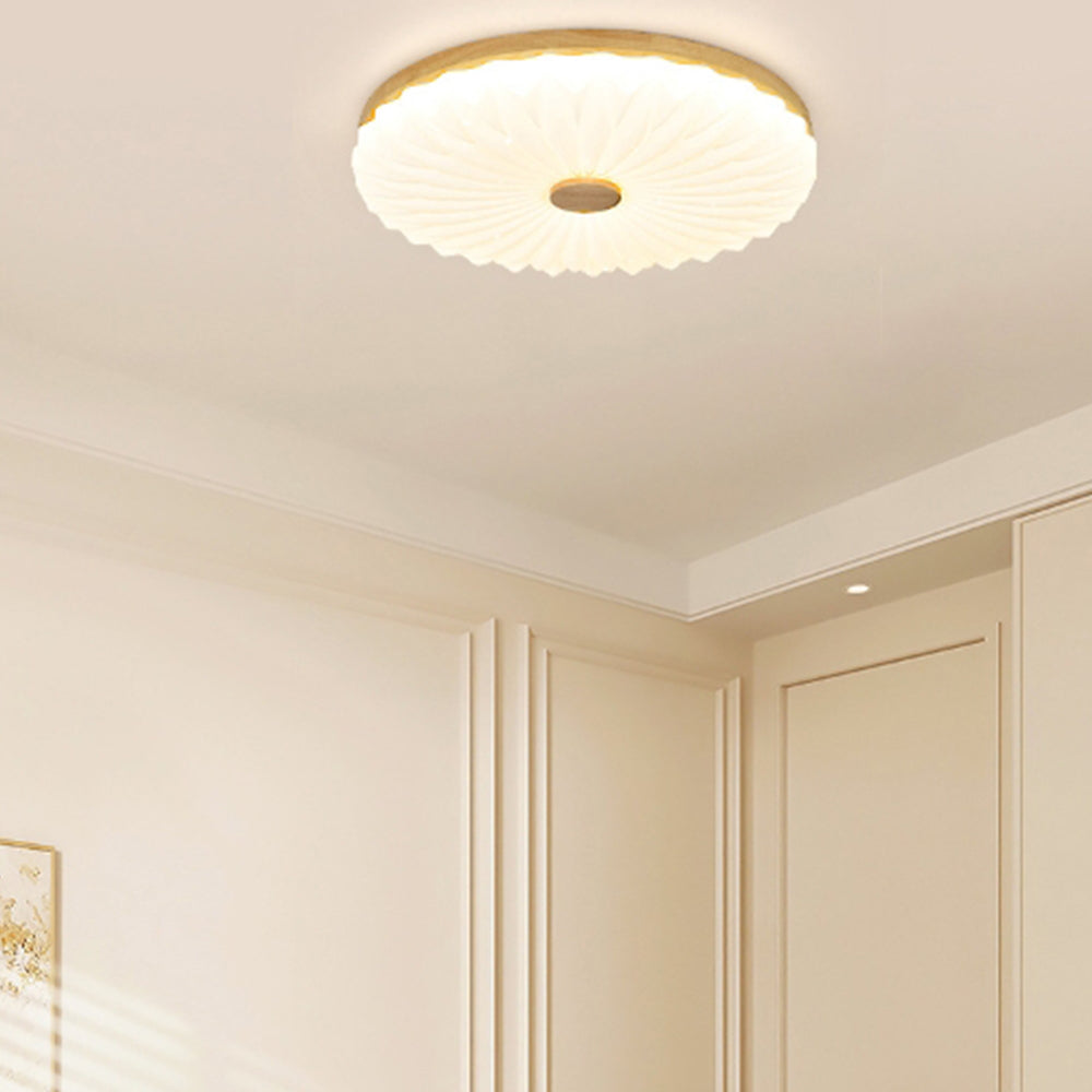 Vintage White Round LED Ceiling Light