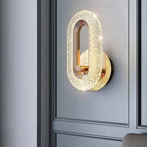 Luxury Acrylic Loop LED Wall Light