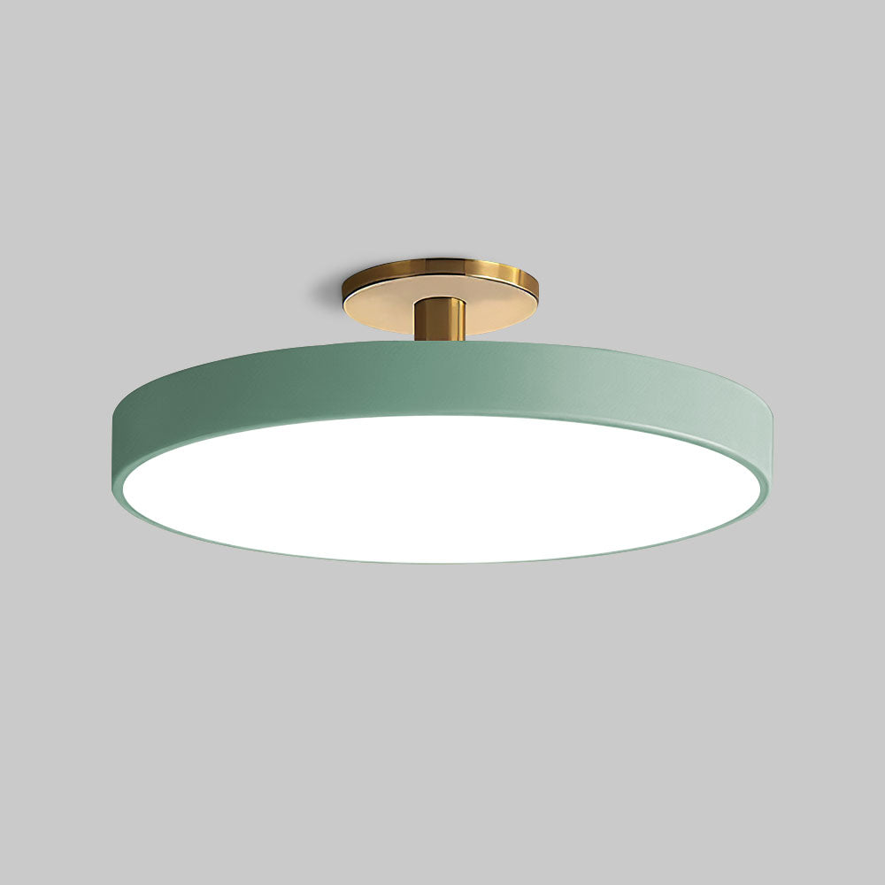 Simple Semi-Flush Mount Acrylic LED Ceiling Light